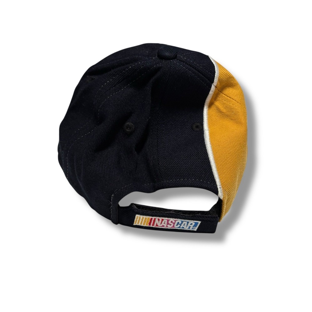 Vintage 2004 Daytona 500 Champion Hat Adjustable Strap Navy Yellow‎ - Picture 3 of 6